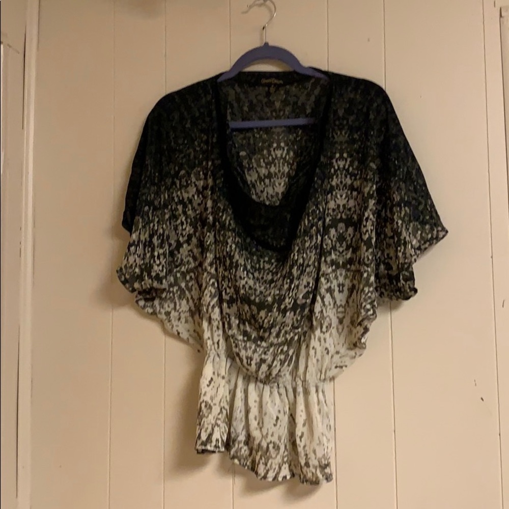 Sheer flowy top